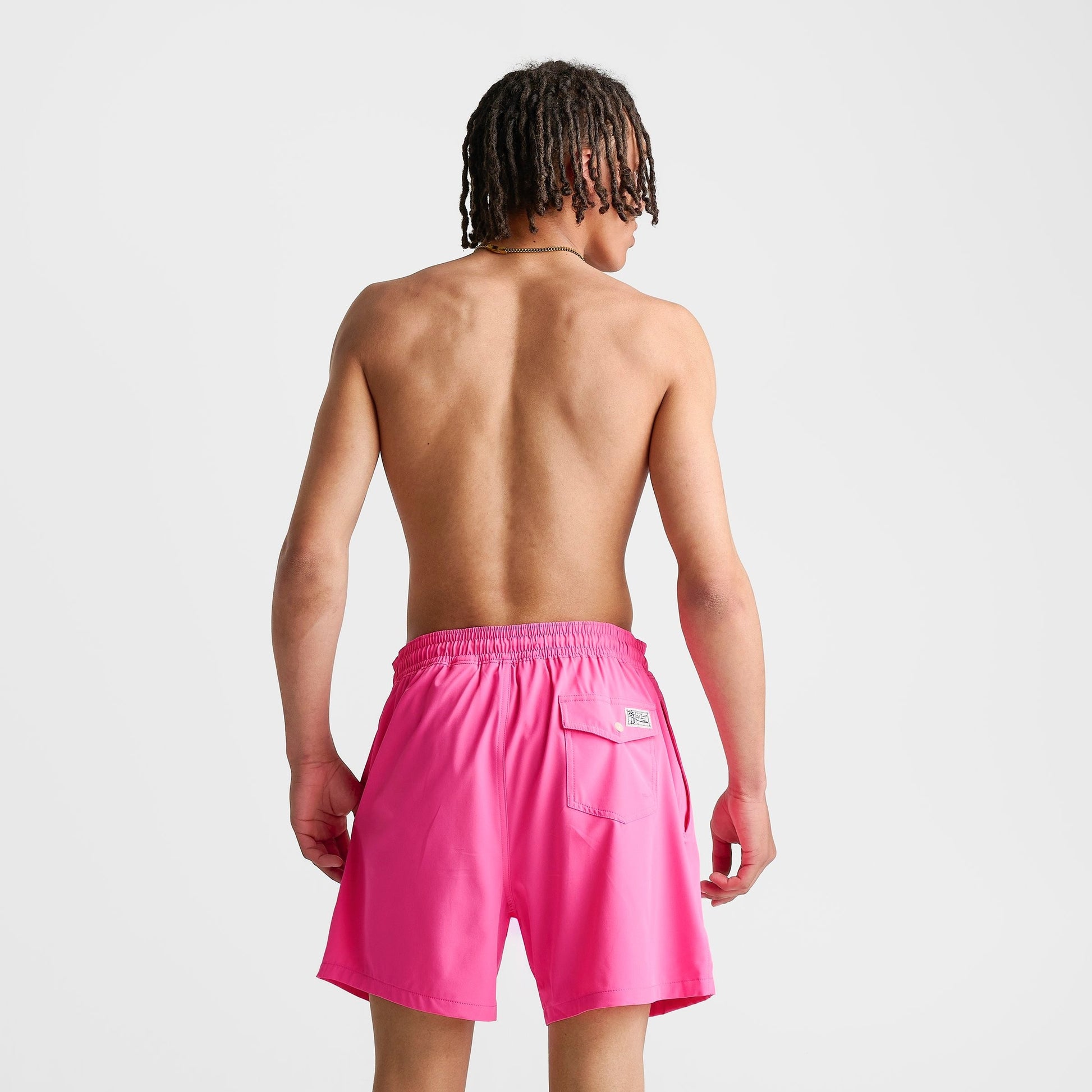 Men's Polo Ralph Lauren Traveler Swim Shorts - Baja Pink