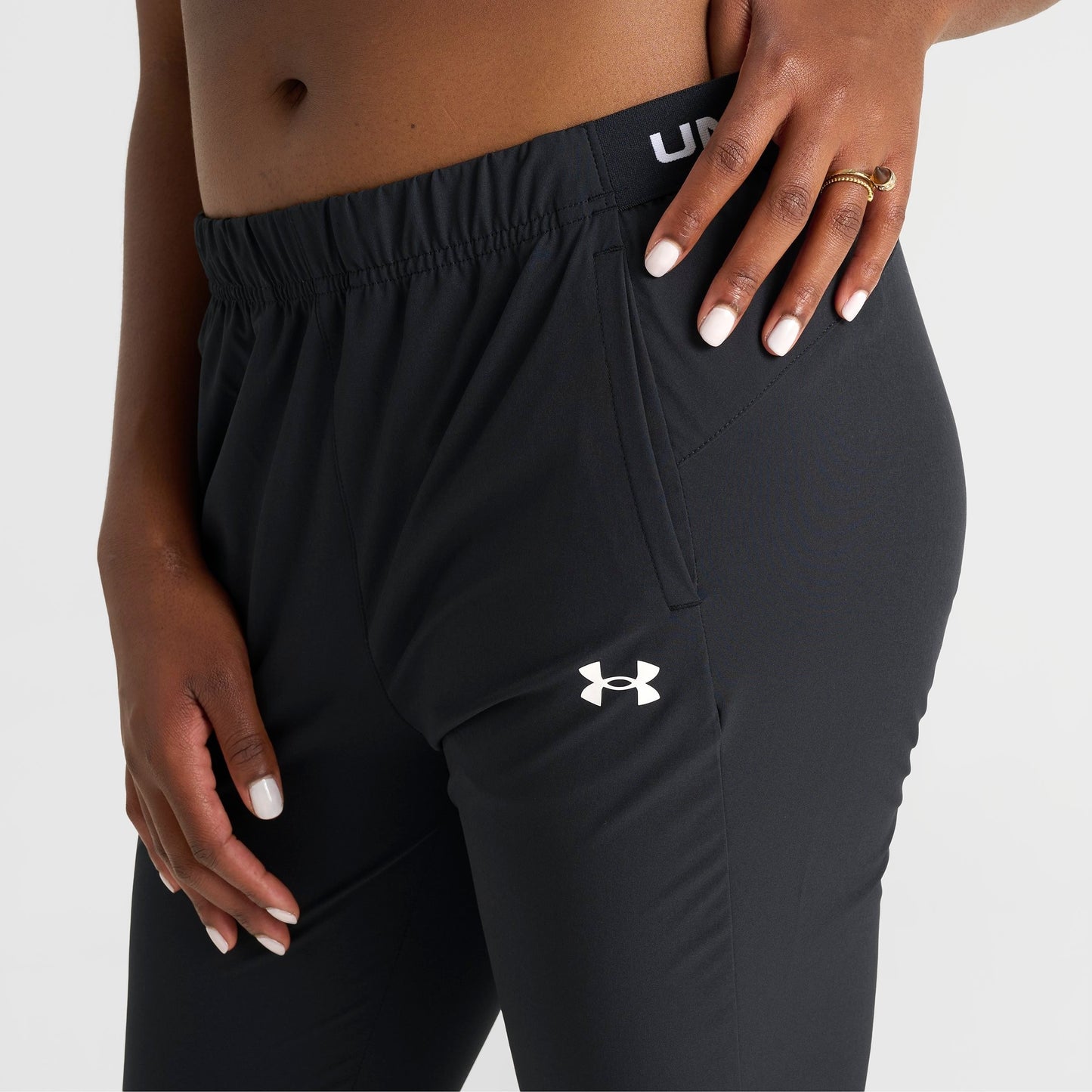 Women's Under Armour Woven Pants - Black