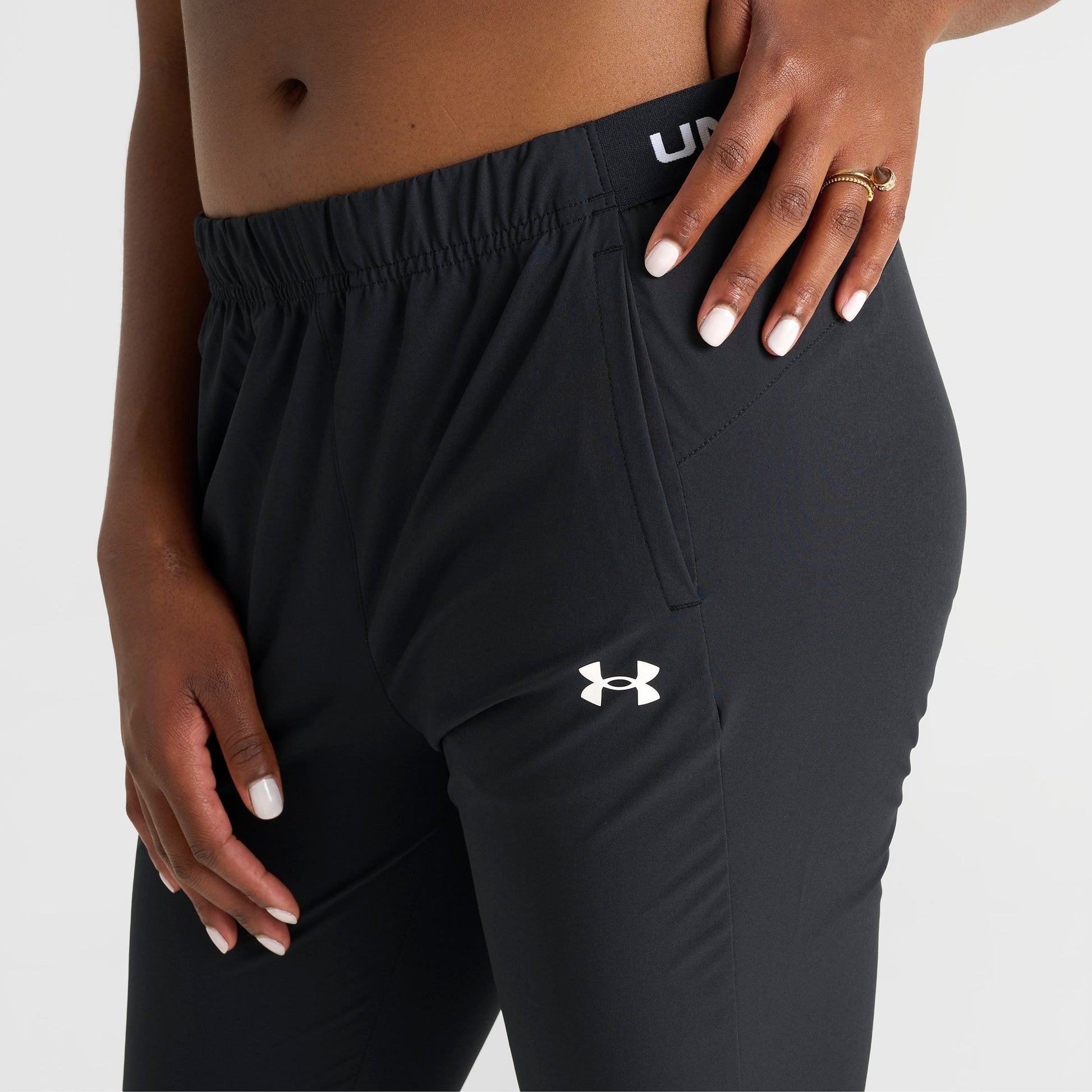 Women's Under Armour Woven Pants - Black