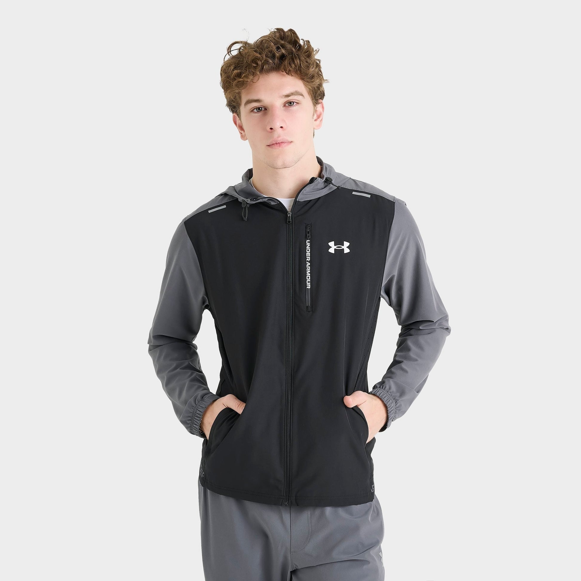 Men's Under Armour Vanish Utility Jacket - Ultimate Black/Castlerock