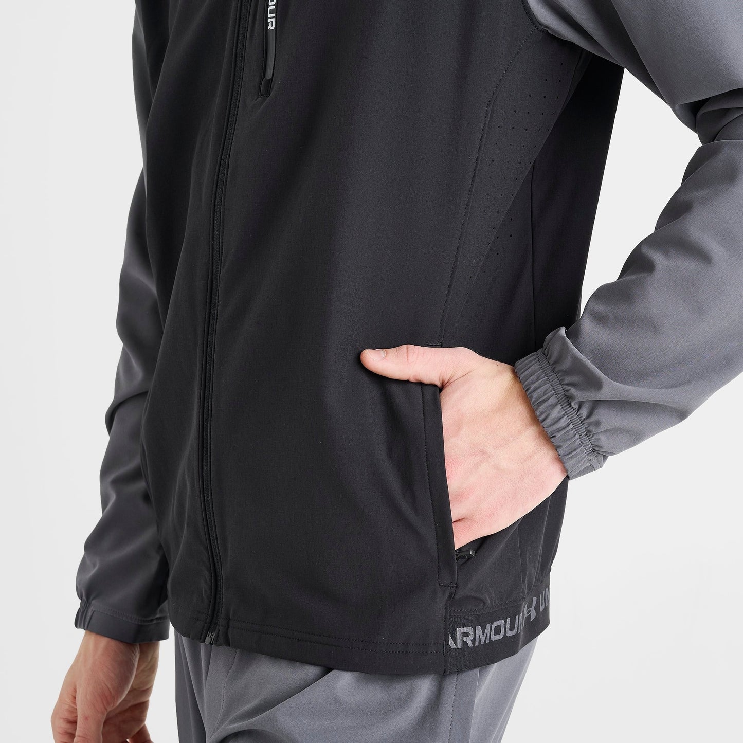 Men's Under Armour Vanish Utility Jacket - Ultimate Black/Castlerock