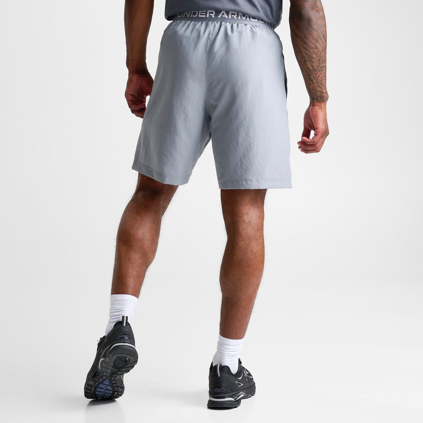 Men's Under Armour Woven WM Shorts - Steel/White
