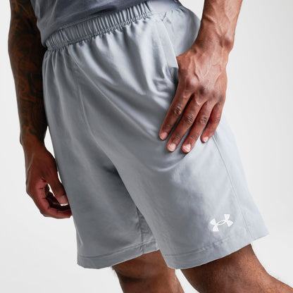 Men's Under Armour Woven WM Shorts - Steel/White
