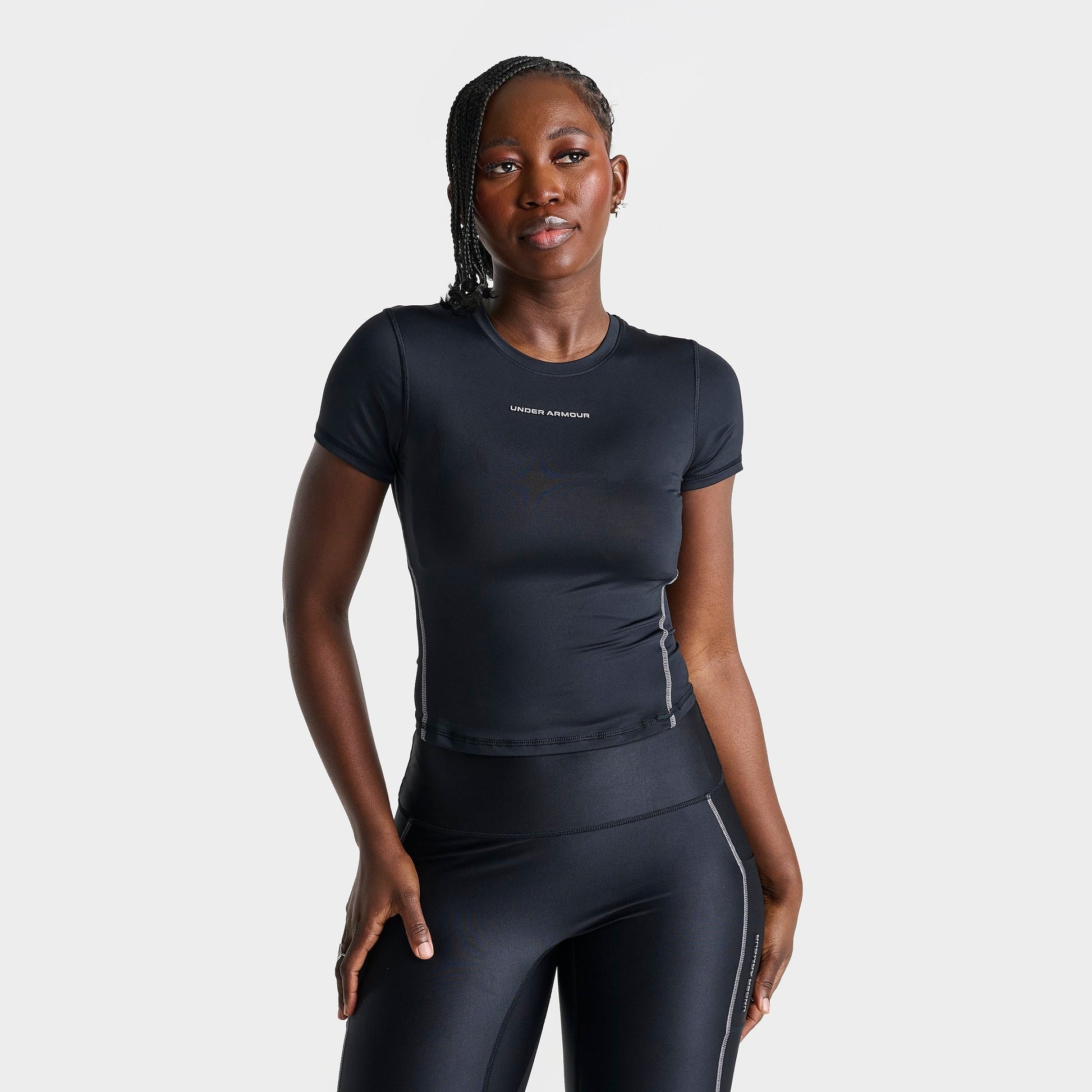Women's Under Armour Mapped Short-Sleeve T-Shirt - Black