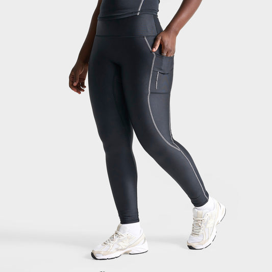 Women's Under Armour Mapped Leggings - Black