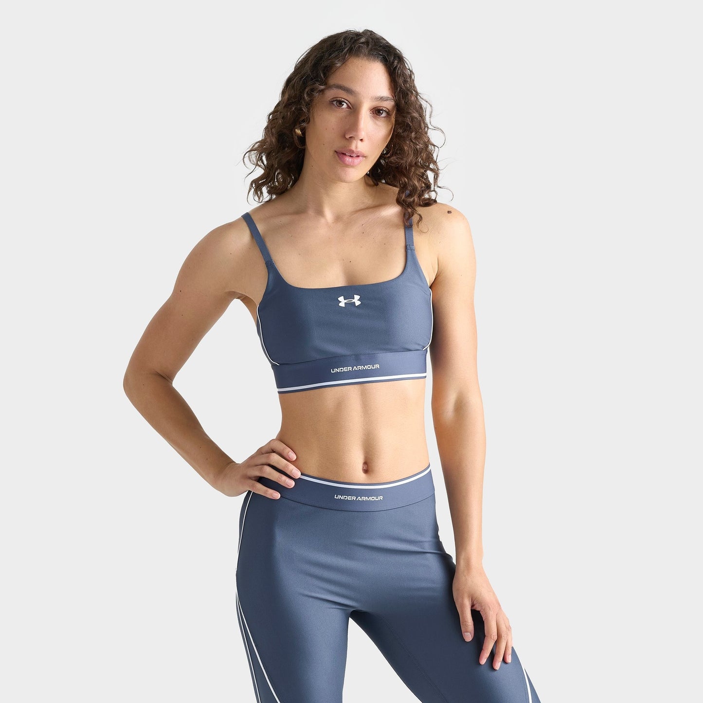 Women's Under Armour UA Tech™ Branded Bra Tank - Dark Blue Grey
