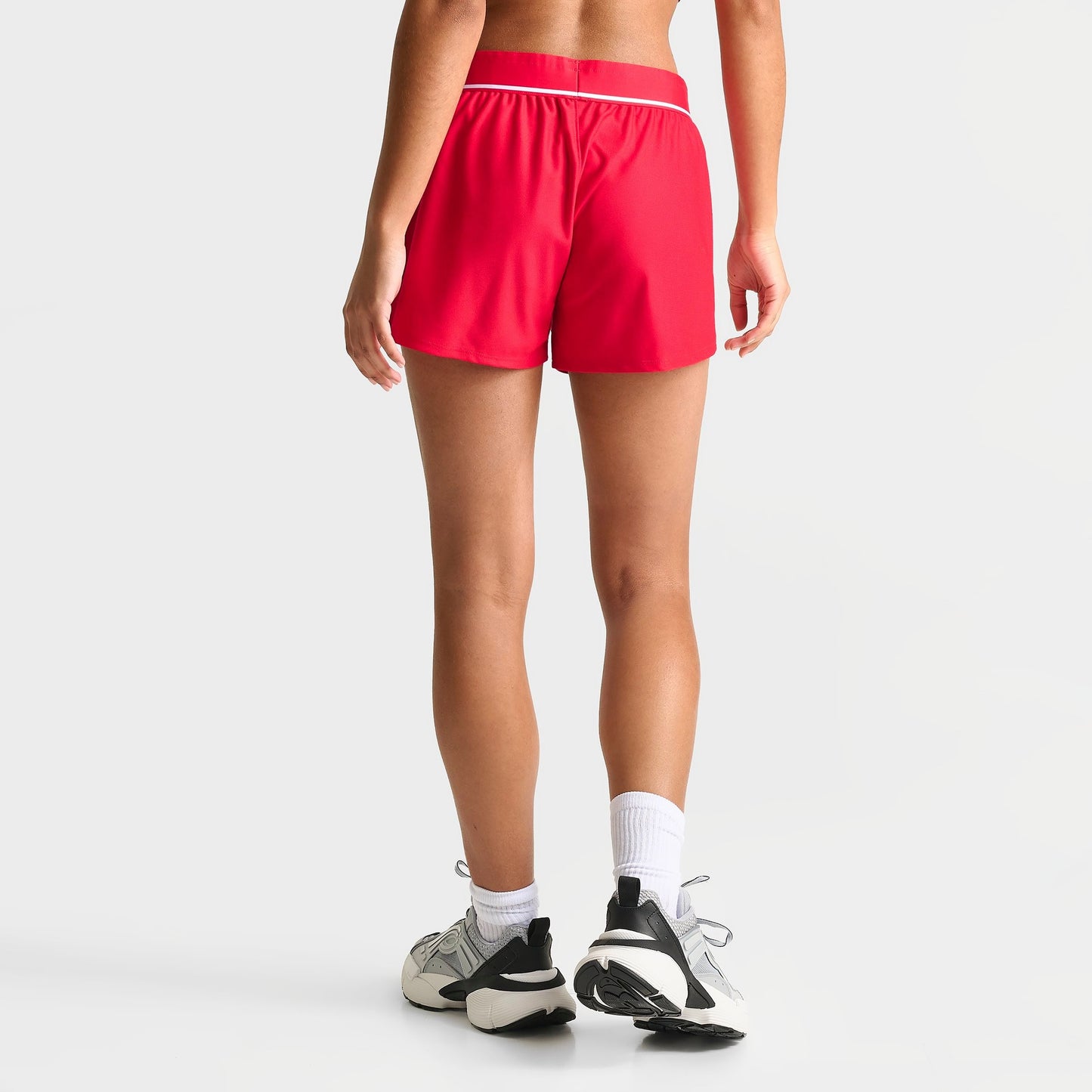Women's Under Armour Piped Woven Shorts - Red