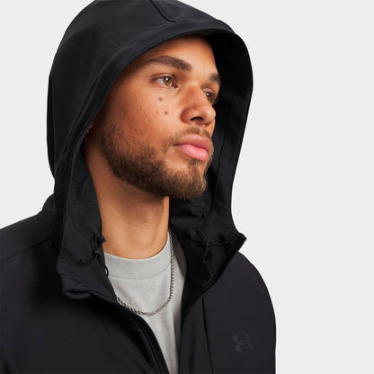 Men's Under Armour Unstoppable Full-Zip Jacket - Black/Black