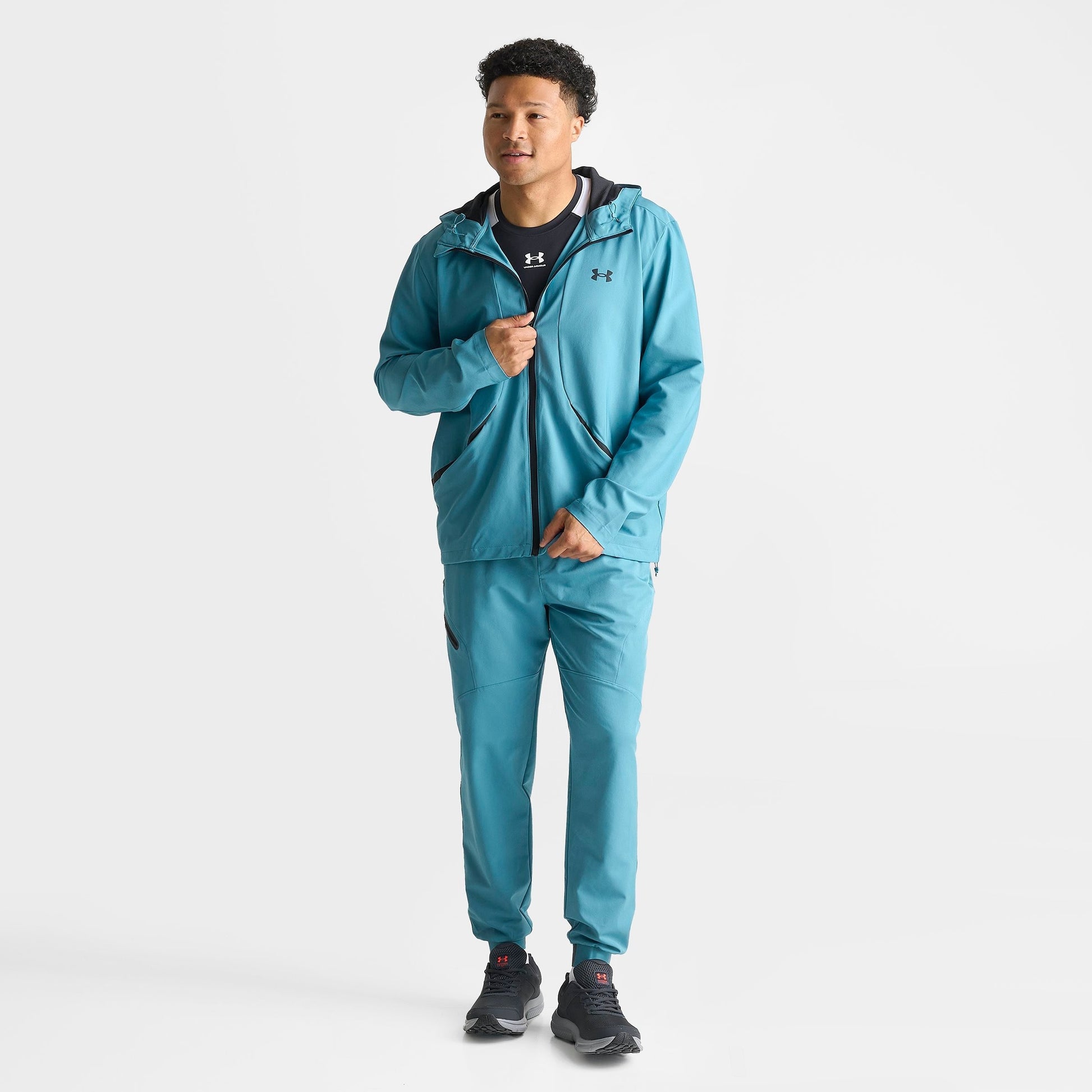 Men's Under Armour Unstoppable Full-Zip Jacket - Boundless Blue/Black