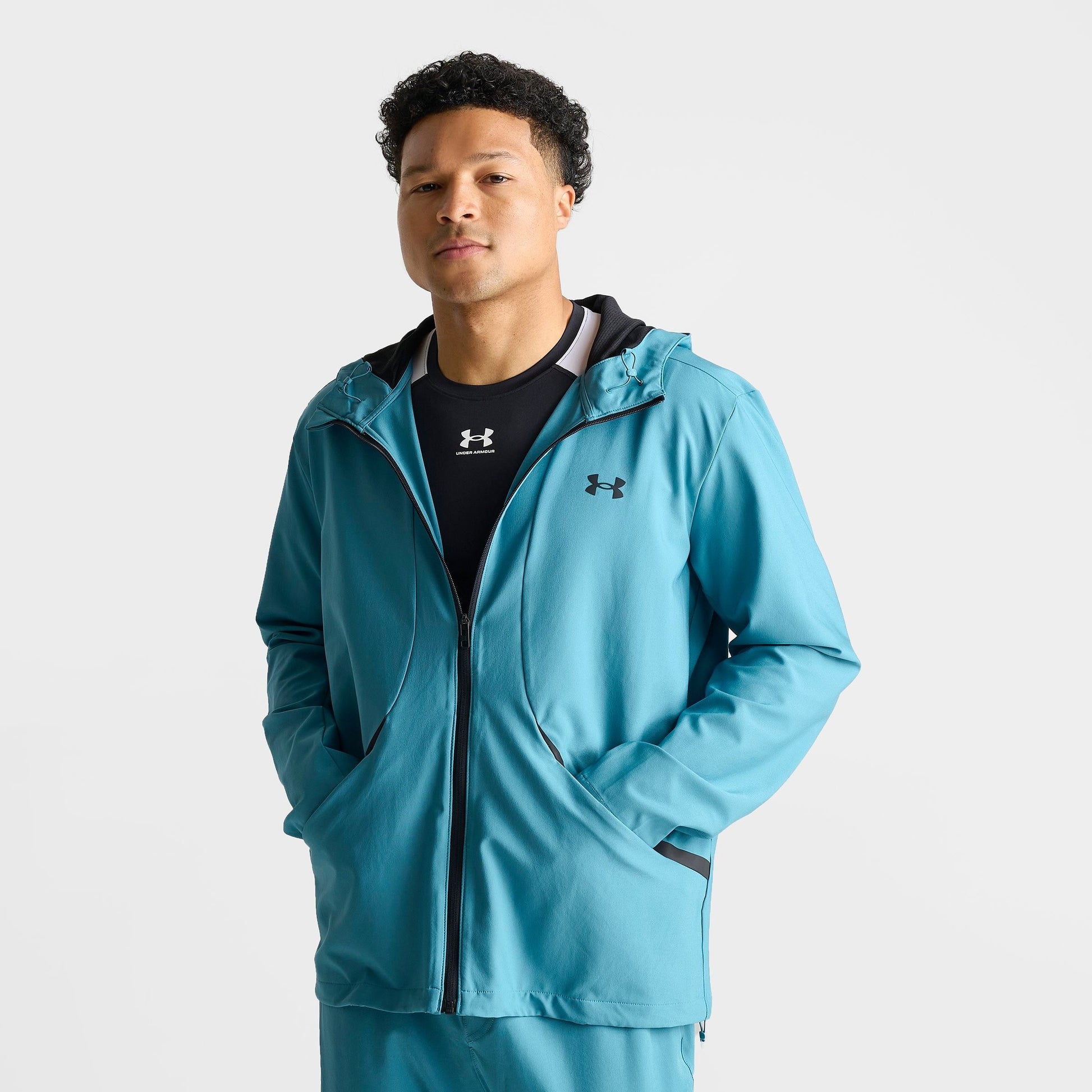Men's Under Armour Unstoppable Full-Zip Jacket - Boundless Blue/Black