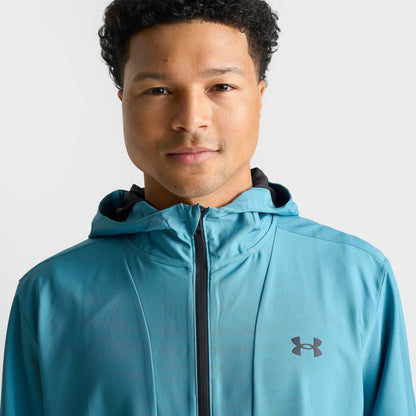 Men's Under Armour Unstoppable Full-Zip Jacket - Boundless Blue/Black