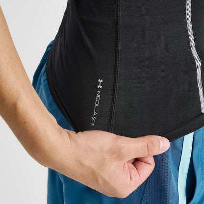 Men's Under Armour HeatGear Elite Mock Training Top - Ultimate Black/White