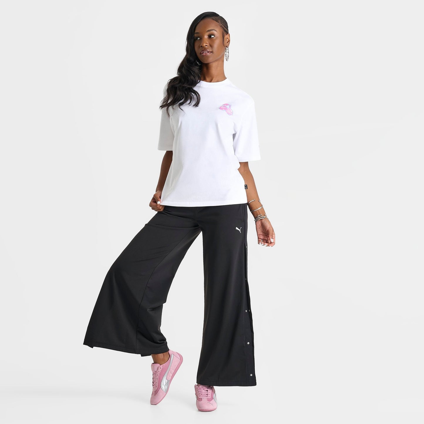 Women's Puma Jer-She 20 T-Shirt - White/Pink