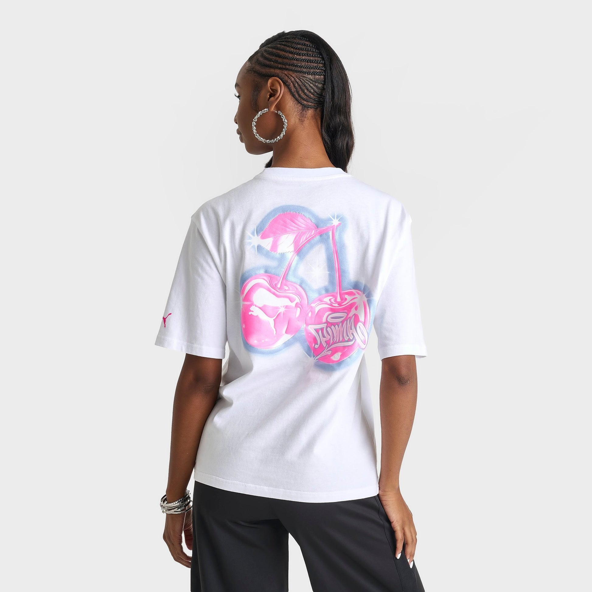 Women's Puma Jer-She 20 T-Shirt - White/Pink