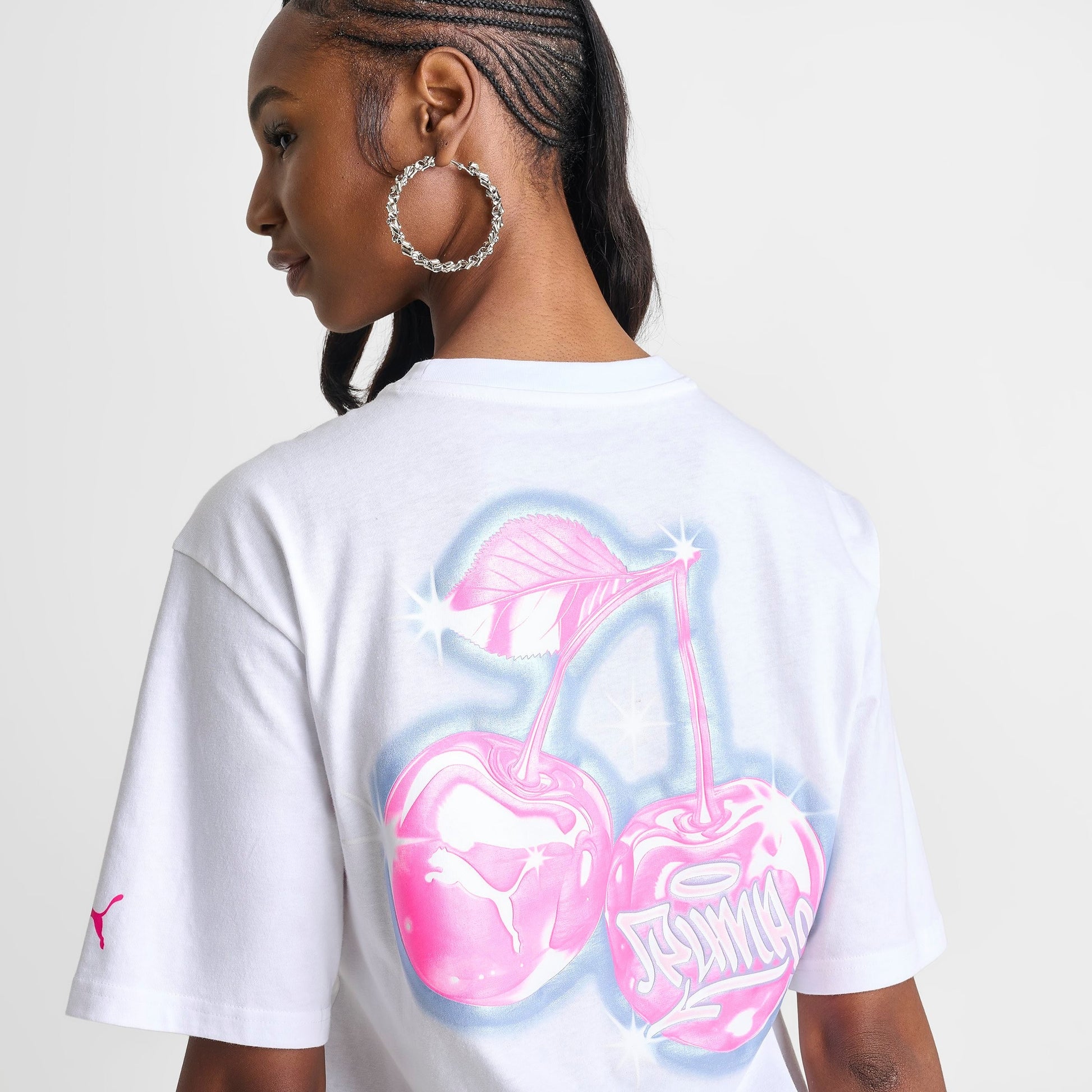 Women's Puma Jer-She 20 T-Shirt - White/Pink
