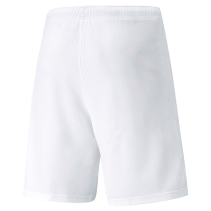 Men's Puma teamRISE Soccer Shorts - Puma White/Puma Black