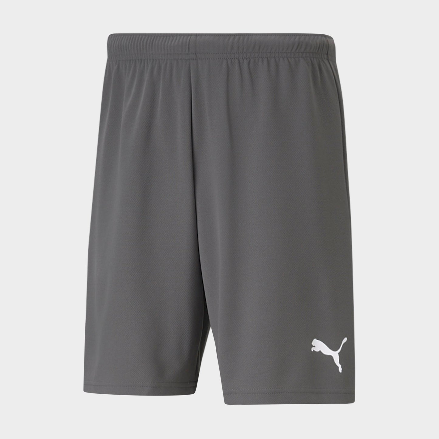 Men's Puma teamRISE Soccer Shorts - Smoked Pearl/Puma White