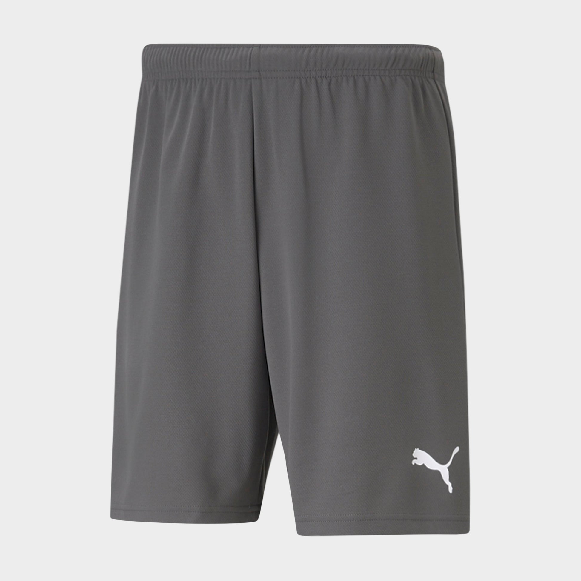 Men's Puma teamRISE Soccer Shorts - Smoked Pearl/Puma White