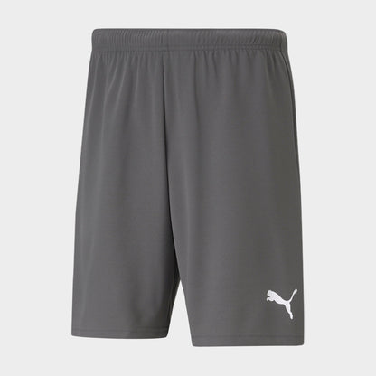 Men's Puma teamRISE Soccer Shorts - Smoked Pearl/Puma White