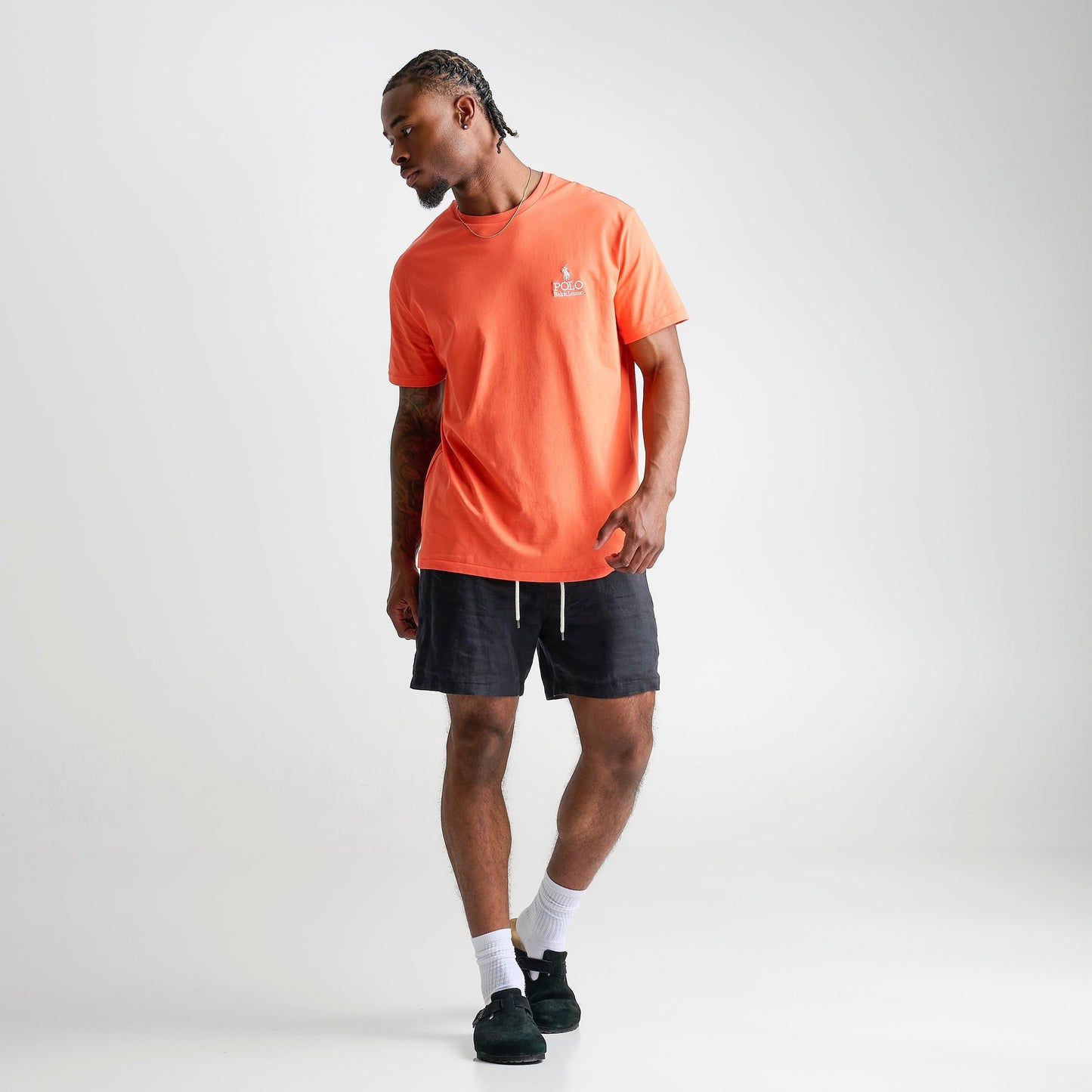 Men's Polo Ralph Lauren Stacked Logo Jersey T-Shirt - Spring Melon