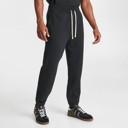 Men's Polo Ralph Lauren Double-Knit Jogger Pants - Black/Red
