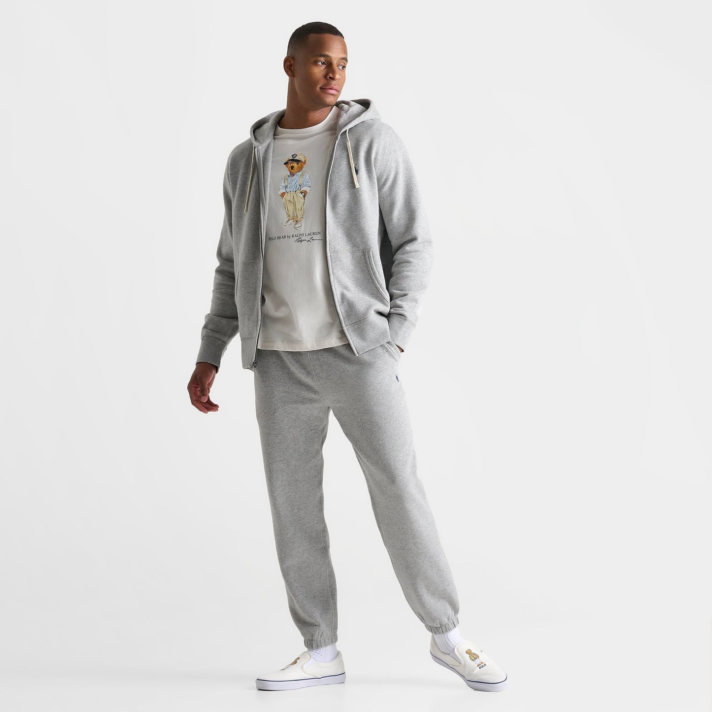 Men's Polo Ralph Lauren Double-Knit Jogger Pants - Grey