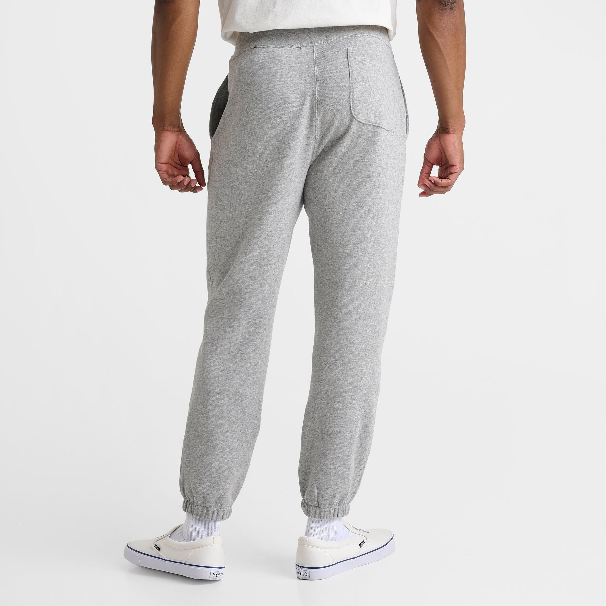 Men's Polo Ralph Lauren Double-Knit Jogger Pants - Grey