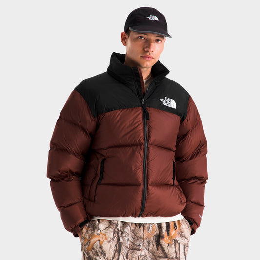 Men's The North Face 1996 Retro Nuptse Jacket - Ember Soil/TNF Black