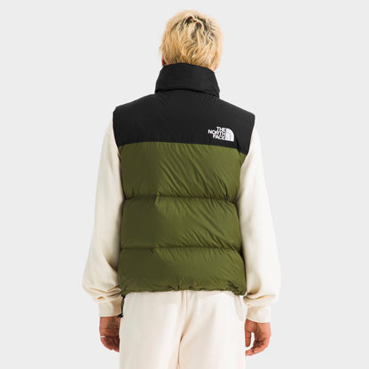 Men's The North Face 1996 Retro Nuptse Vest - Woodland Green/TNF Black
