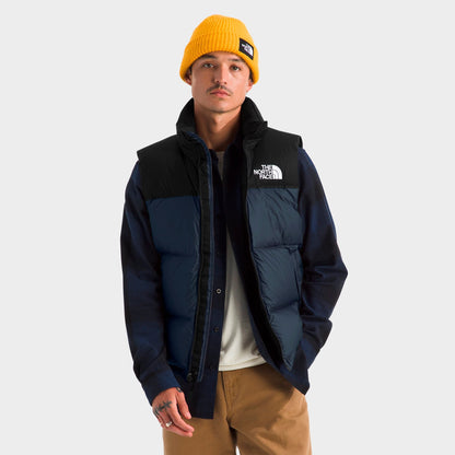Men's The North Face 1996 Retro Nuptse Vest - Summit Navy/TNF Black