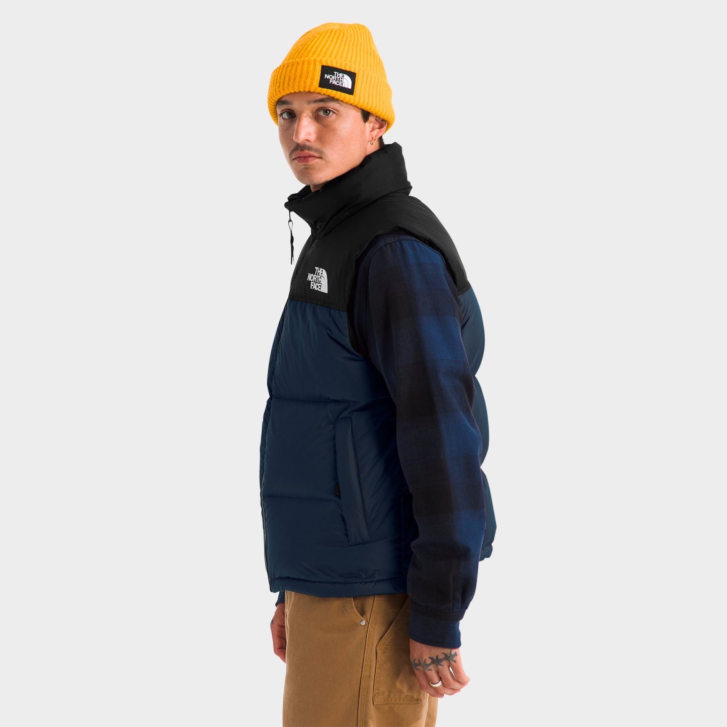 Men's The North Face 1996 Retro Nuptse Vest - Summit Navy/TNF Black