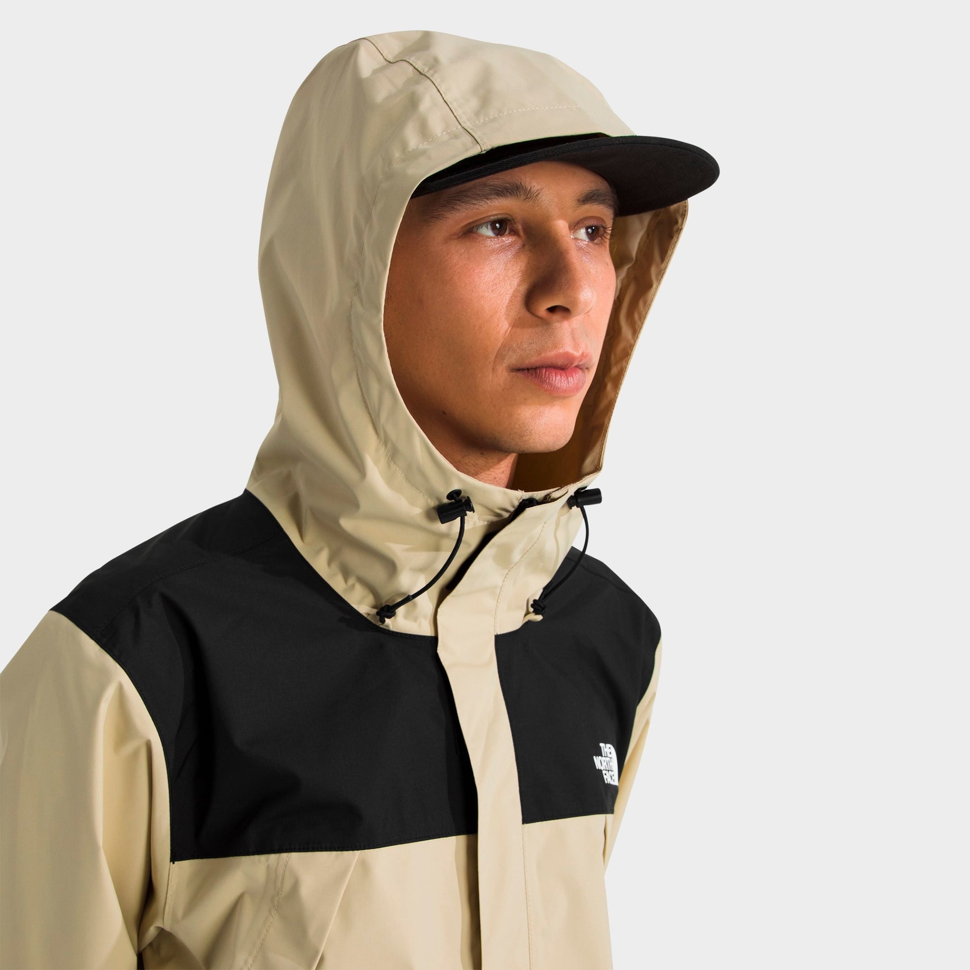 Men's The North Face Antora Jacket - Desert Stone/TNF Black
