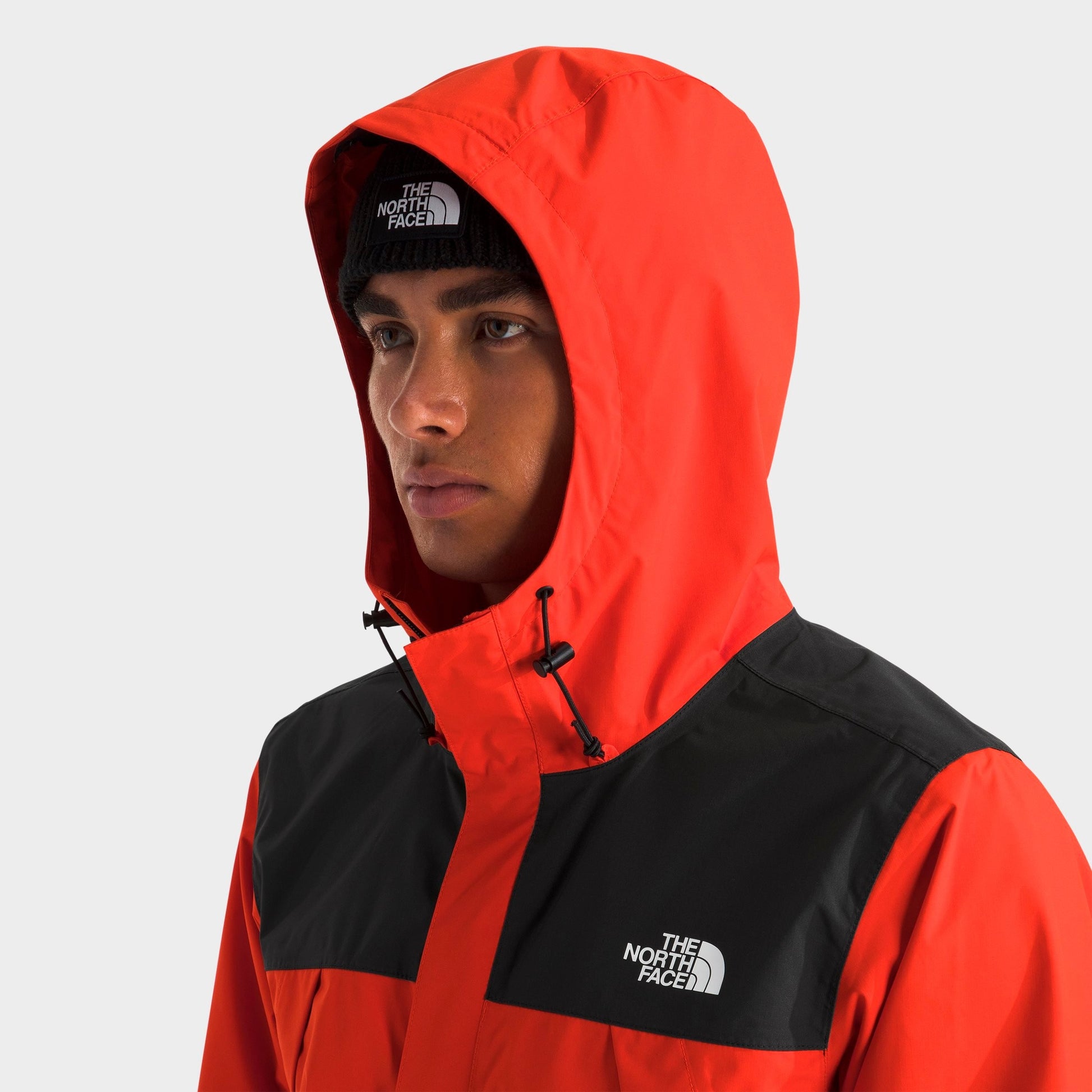 Men's The North Face Antora Jacket - Lava Red/TNF Black