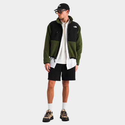 Men's The North Face Retro Denali Fleece Jacket - Woodland Green/TNF Black