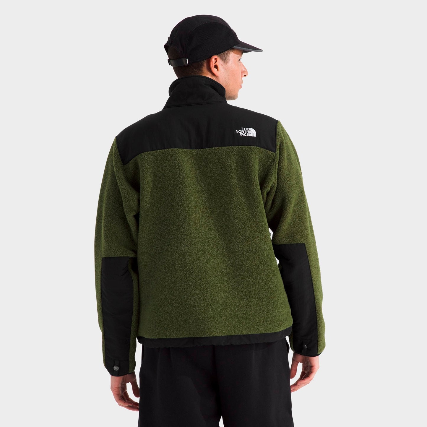 Men's The North Face Retro Denali Fleece Jacket - Woodland Green/TNF Black