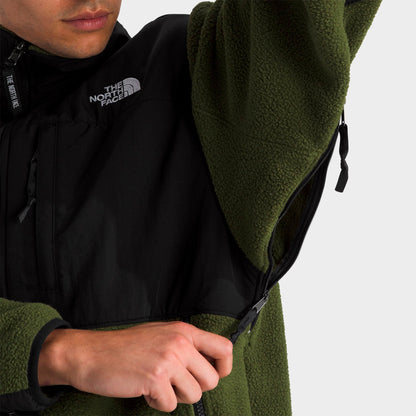 Men's The North Face Retro Denali Fleece Jacket - Woodland Green/TNF Black