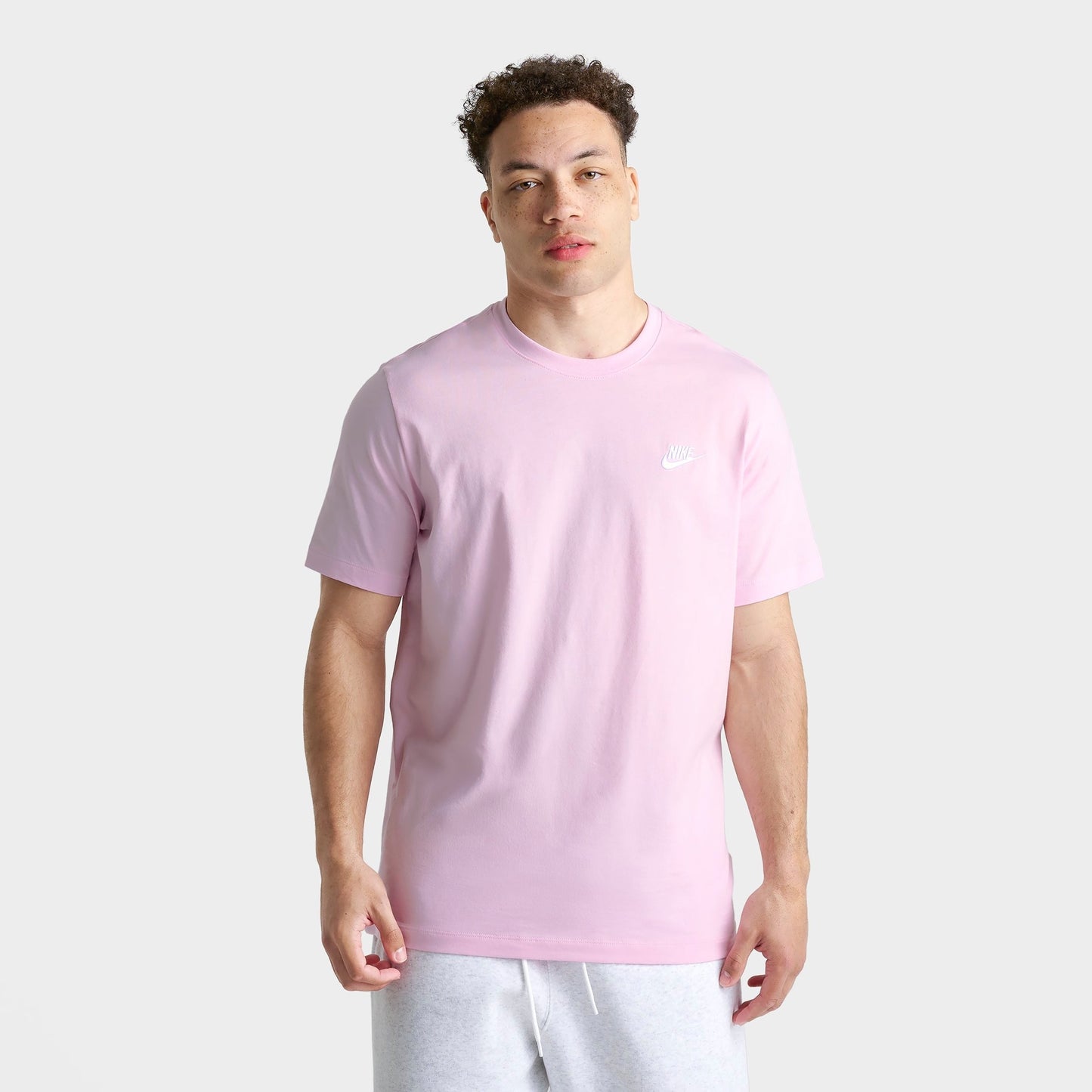 Nike Sportswear Club T-Shirt - Pink Foam/White