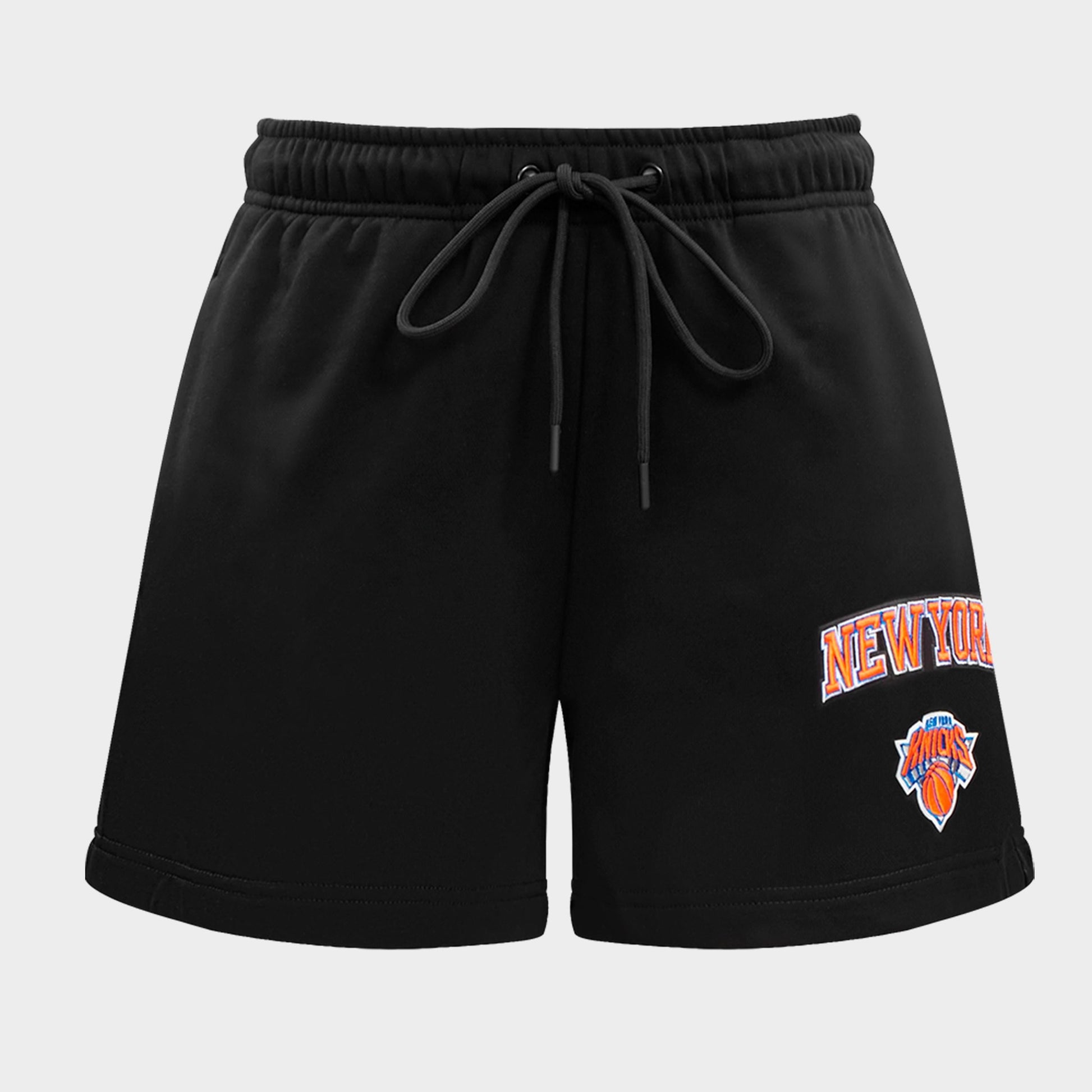 Women's Pro Standard New York Knicks NBA Classic Fleece Shorts - Black