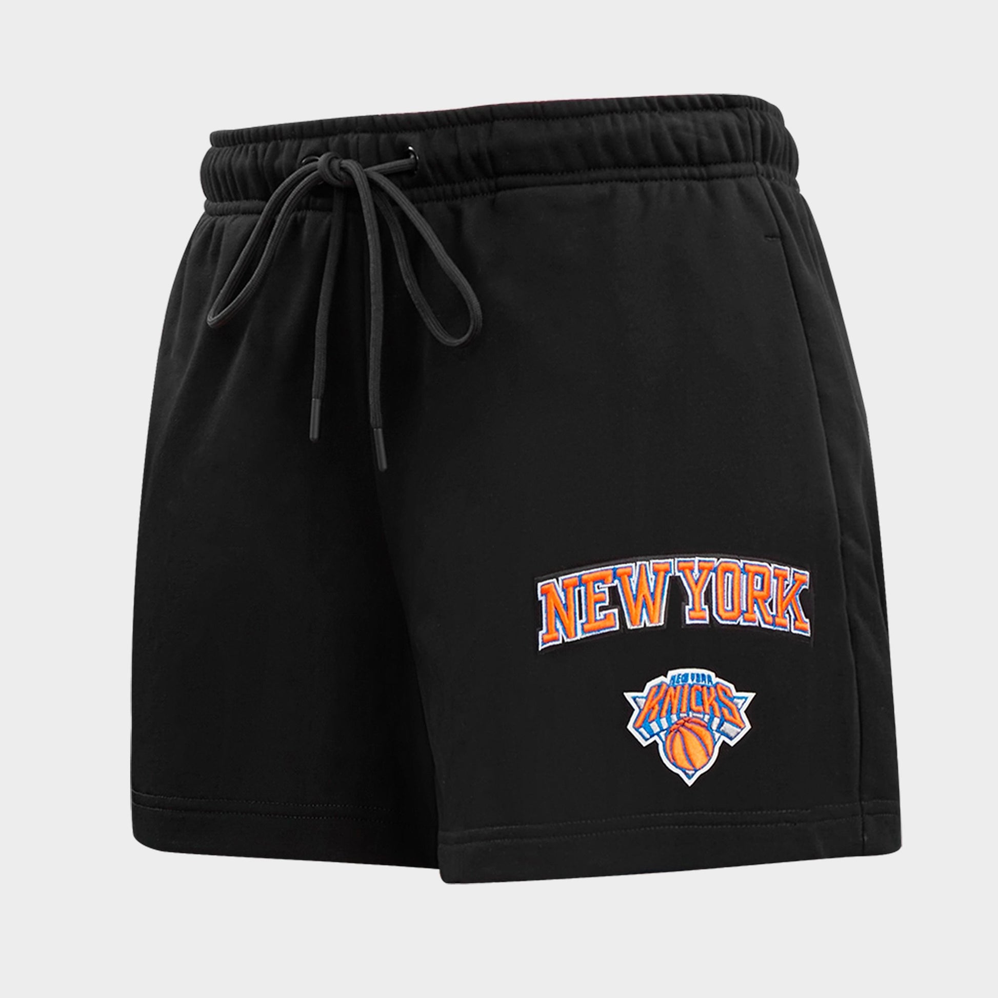 Women's Pro Standard New York Knicks NBA Classic Fleece Shorts - Black