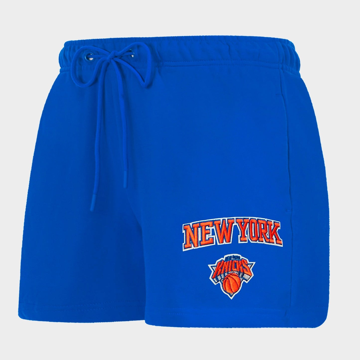 Women's Pro Standard New York Knicks NBA Classic Fleece Shorts - Royal Blue