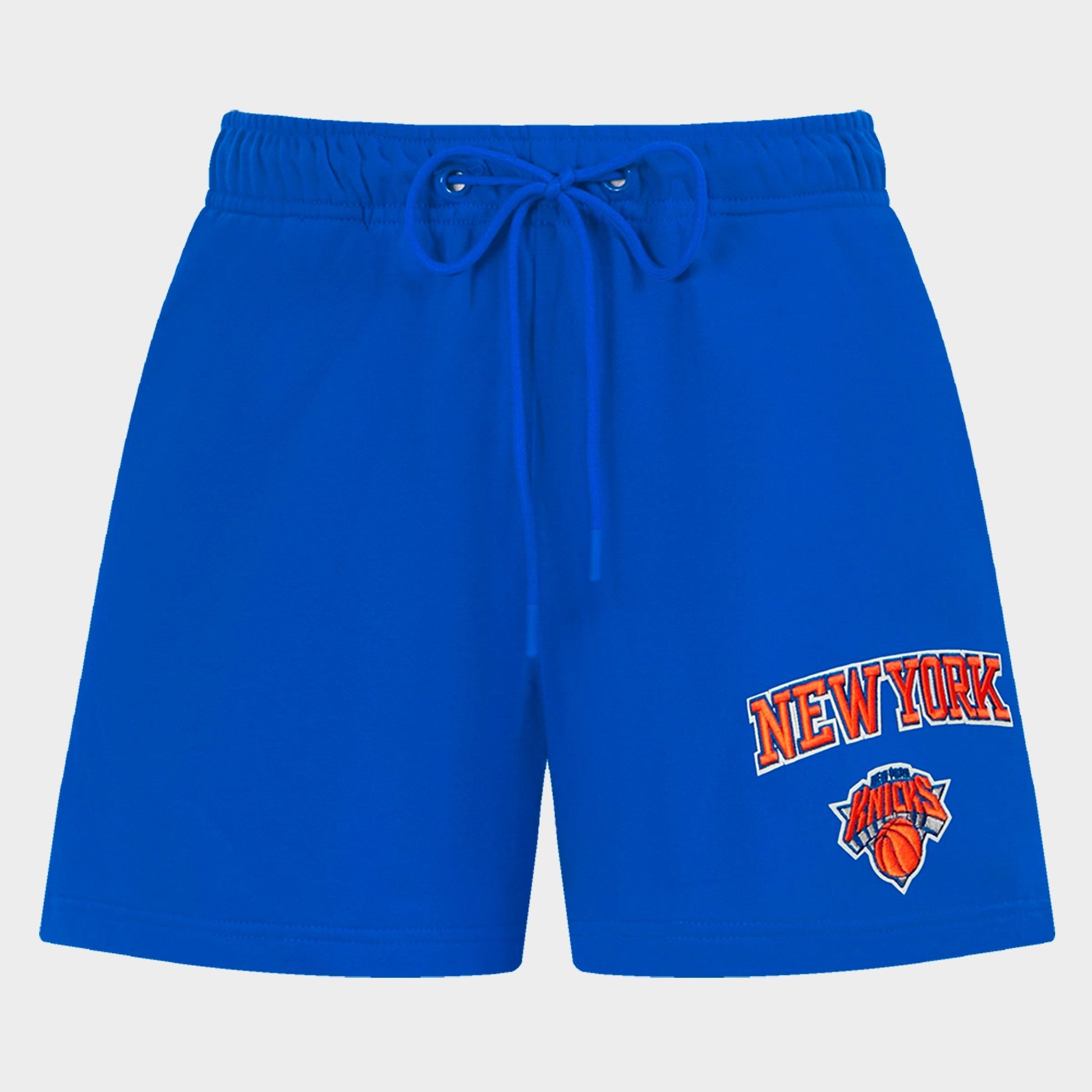 Women's Pro Standard New York Knicks NBA Classic Fleece Shorts - Royal Blue