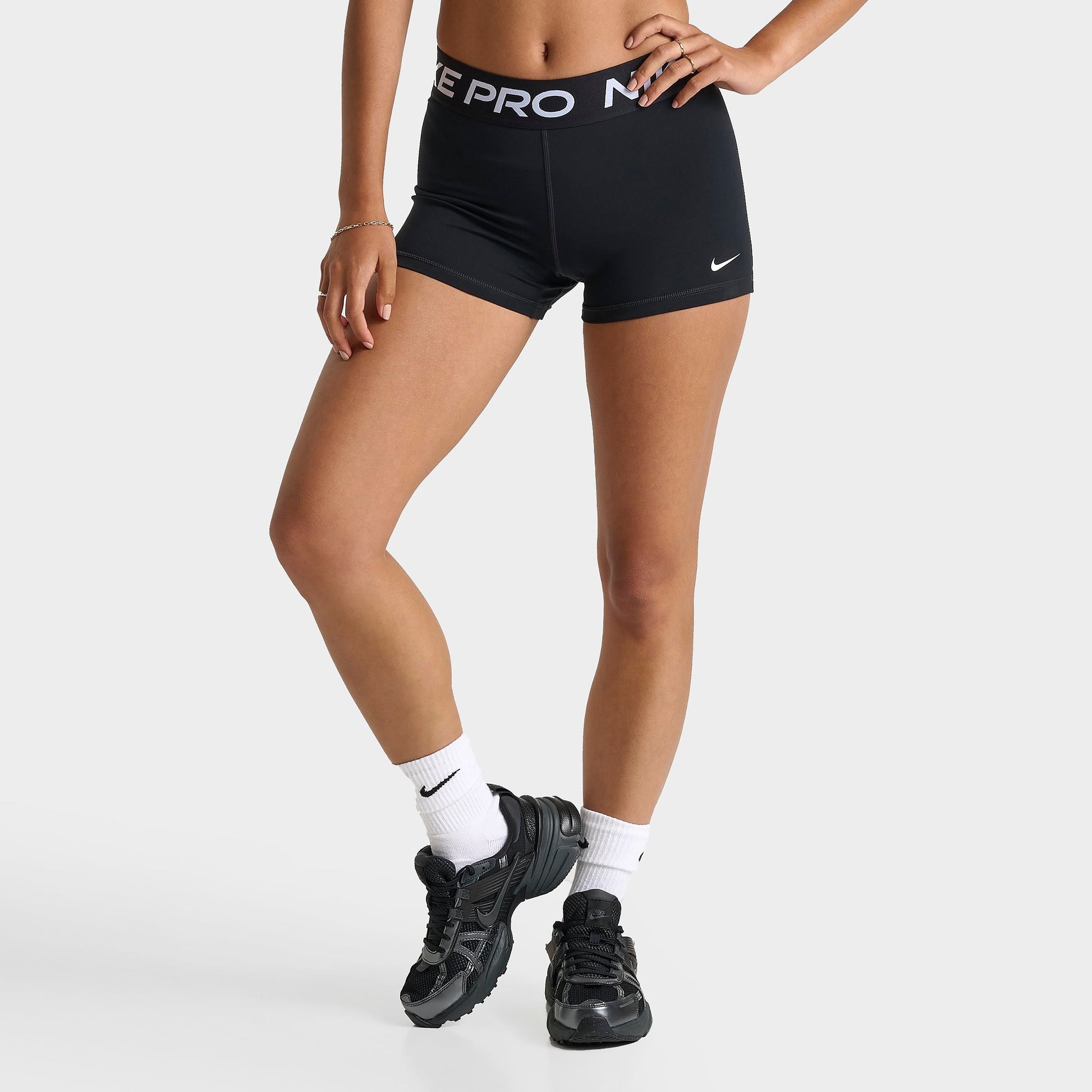 Women's Nike Pro Gym Shorts - Black