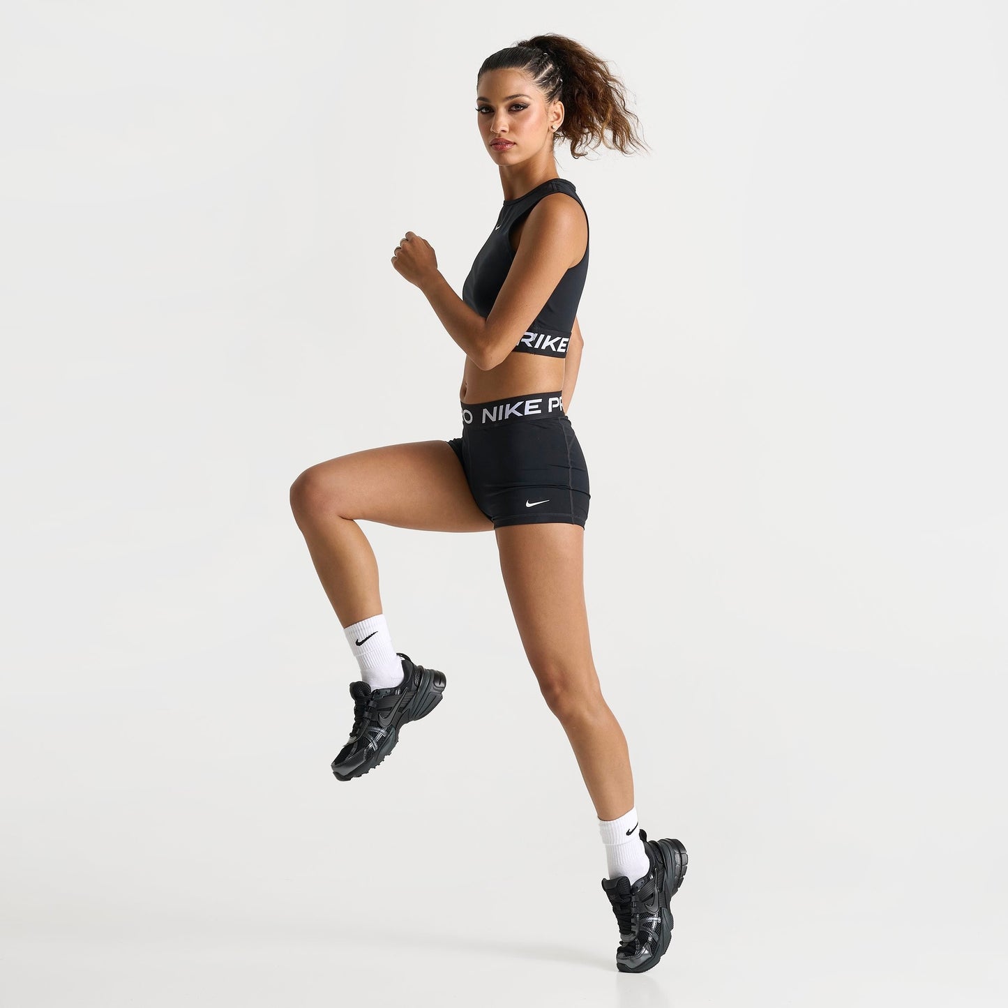 Women's Nike Pro Gym Shorts - Black