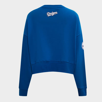 Women's Pro Standard Los Angeles Dodgers Classic Fleece Crewneck Sweatshirt - Dodger Blue