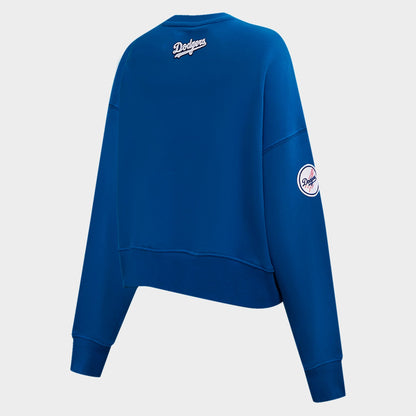 Women's Pro Standard Los Angeles Dodgers Classic Fleece Crewneck Sweatshirt - Dodger Blue