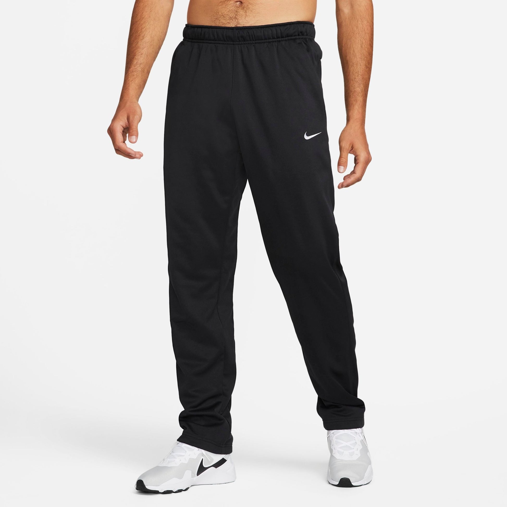 Men's Nike Therma-FIT Sweatpants - Black/Black/White