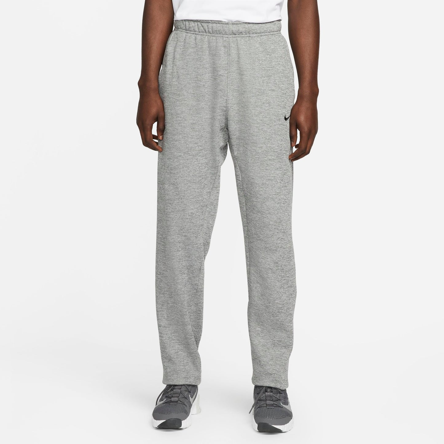 Men's Nike Therma-FIT Sweatpants - Dark Grey Heather/Particle Grey/Black