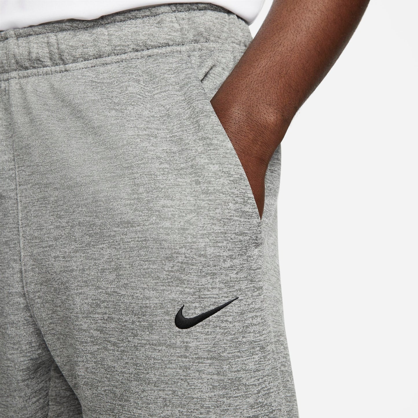 Men's Nike Therma-FIT Sweatpants - Dark Grey Heather/Particle Grey/Black