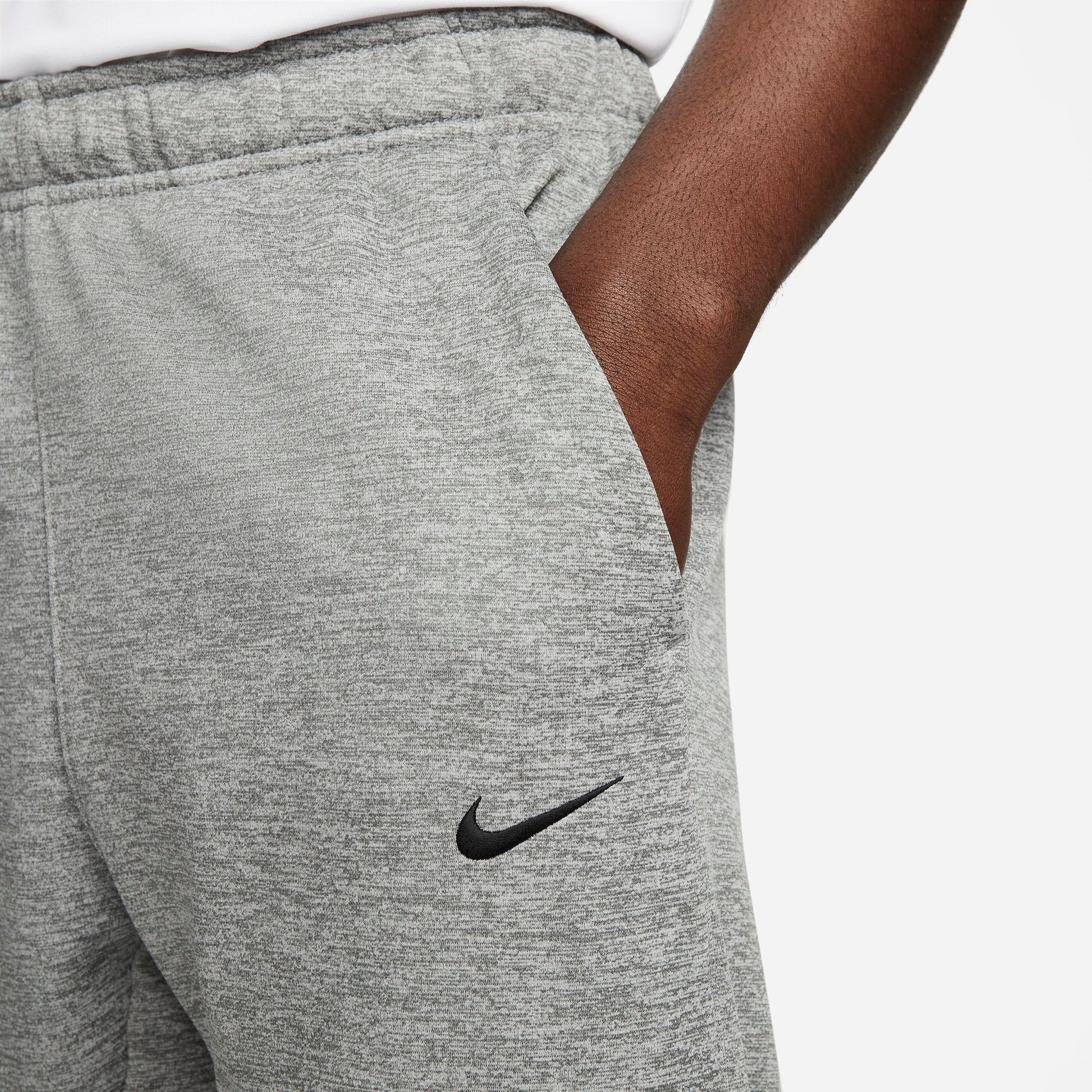 Men's Nike Therma-FIT Sweatpants - Dark Grey Heather/Particle Grey/Black