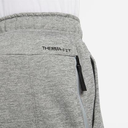 Men's Nike Therma-FIT Sweatpants - Dark Grey Heather/Particle Grey/Black